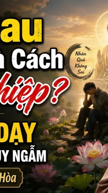 Khổ đau có phải là cách trả nghiệp?